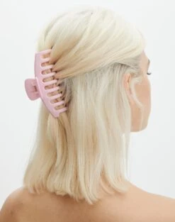 Open Strappy Back Long Sleeve Top -Glassons 90s matte claw clip baby doll front ha46563clp 1