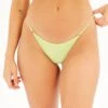 Shimmer Adjustable Cheeky Bikini Bottom -Glassons aiden adjustable high cut bikini briefs lime splice front ga54030shm