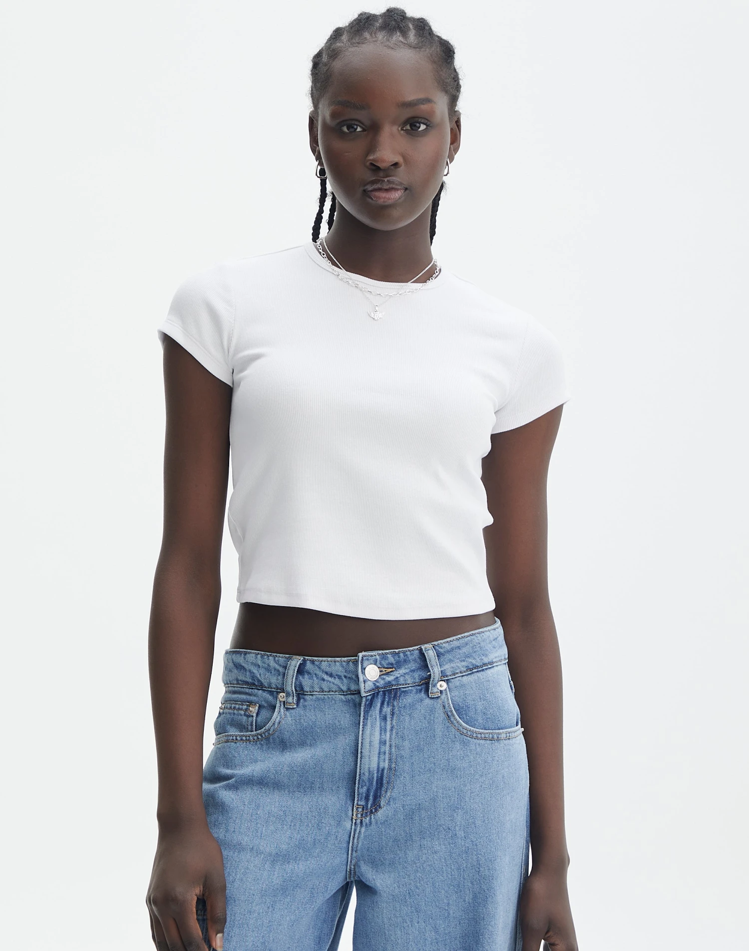 Ribbed Crew Neck Tee 15 Ribbed Crew Neck Tee - Image 13