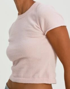 Cropped Cap Sleeve Knit Top -Glassons aria cap sleeve knit top rose and thorne imageback ks106650sf