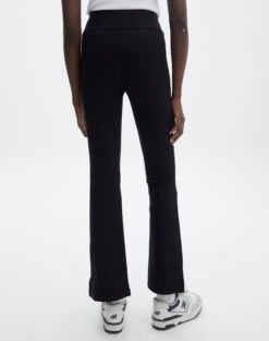 Mid Rise Split Flare Ponte Pant -Glassons athena mid rise ponte pant black back pw72377pont