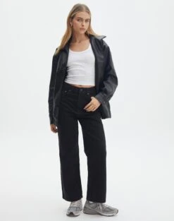 Ruched Print Mesh Off The Shoulder Top 32 Ruched Print Mesh Off The Shoulder Top -Glassons beadie wide leg crop jean washed black front jd41279fau 1