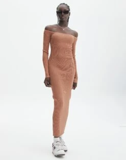 Supersoft Twist Cut Out Long Sleeve Mini Dress -Glassons boston bardot knit dress slice of cake front kd109828rib