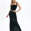 Textured Asymmetrical Panel Maxi Skirt 2 Textured Asymmetrical Panel Maxi Skirt -Glassons co cally asymmetrical panel skirt black front sl74526tex