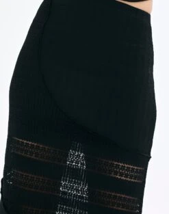 Textured Asymmetrical Panel Maxi Skirt -Glassons co cally asymmetrical panel skirt black imageback sl74526tex