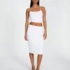 Lace Midi Slip Skirt -Glassons co lorna lace midi skirt white front sl108106lac 1