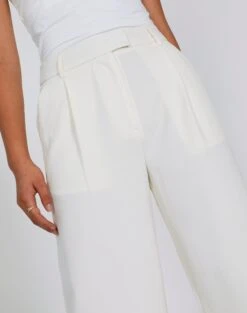 High Waist Relaxed Tailored Pant -Glassons co marly wide leg pant bad to the bone imageback pw71767pln