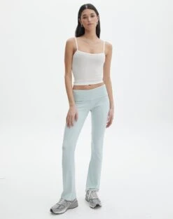 Mid Rise Straight Leg Cotton Cargo Pant -Glassons co mia modal pants mist me front pw93071mod 1