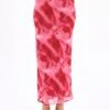 Print Maxi Slip Skirt -Glassons co riley low rise maxi skirt carnation skies front sl102757prt 1