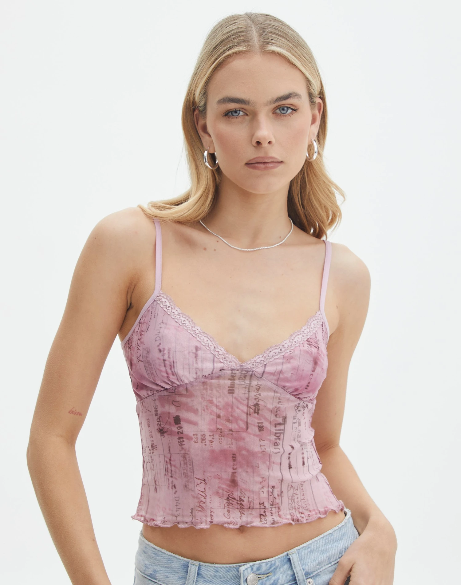 Print Mesh Strapless Top 21 Print Mesh Strapless Top - Image 19