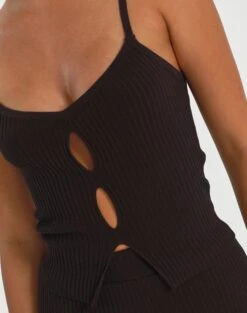 Cut Out Ribbed Knit Top 30 Cut Out Ribbed Knit Top -Glassons co sonita cut out top its soy cute imageback kv89658vn