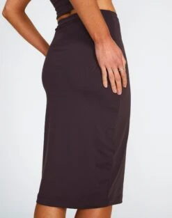 Supersoft Slim-Fit Midi Skirt -Glassons gem midi skirt its soy cute back sl114640pch