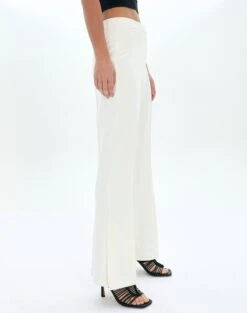 Tailored Side Split Mid Rise Pant 24 Tailored Side Split Mid Rise Pant -Glassons harris tailored pant milk detail pw85797pln