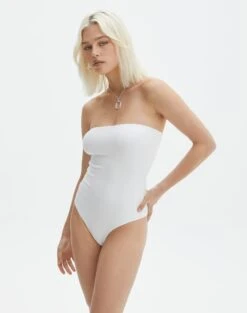 Supersoft Strapless Bodysuit 36 Supersoft Strapless Bodysuit -Glassons honey strapless bodysuit white detail tb145525pch