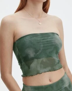 Print Mesh Strapless Top 25 Print Mesh Strapless Top -Glassons howdy half mesh strapless cypress haze imageback tv55201rprt