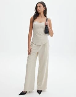 Tailored Strapless Corset Top -Glassons iver tailored corset oh natural detail bv127594pln