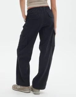 Mid Rise Cotton Cargo Pant 24 Mid Rise Cotton Cargo Pant -Glassons izzu cargo pant black back pw91778cot