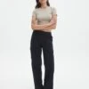 Mid Rise Cotton Cargo Pant