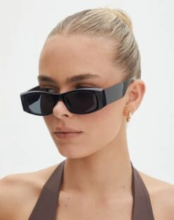 Lace Tie Front Split Top -Glassons jenner square frame sunglasses black front ga155115sun