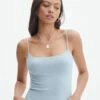 Supersoft Thin Strap Bodysuit -Glassons kylie thin strap bodysuit blue bubble front tb89731pch