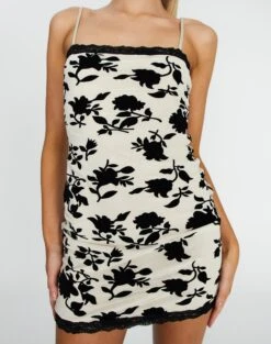 Velour Mesh Lace Trim Mini Dress -Glassons layla lace boobtube mini dress sourdough black burnout imageback ds79831lac