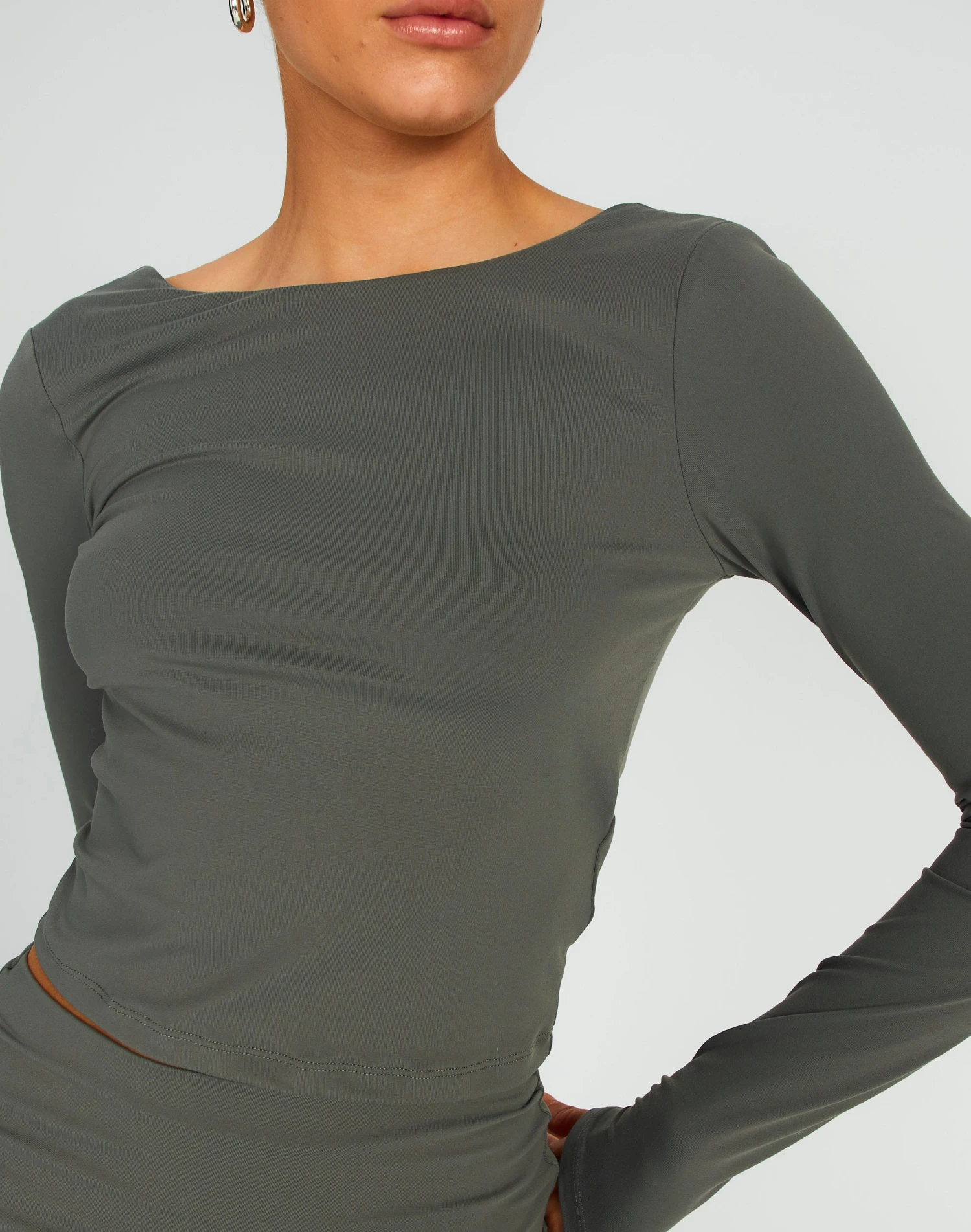 Supersoft Backless Long Sleeve Top 17 Supersoft Backless Long Sleeve Top - Image 15
