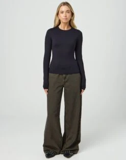 Supersoft Long Sleeve Top -Glassons limmy slinky longsleeve black full tl55301pch