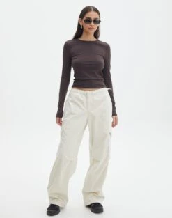 Supersoft Long Sleeve Top -Glassons limmy slinky longsleeve its soy cute full tl55301pch