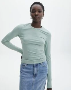 Tailored Wide Leg Ponte Pant -Glassons limmy slinky longsleeve lost pearl front tl55301pch 2