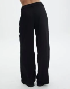 Mid Rise Relaxed Leg Pant -Glassons lorence tailored pant black back pw69506pln