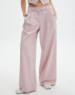 Mid Rise Wide Leg Pant -Glassons loretta wide leg pant baby suit full pw51730pln