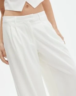 Mid Rise Wide Leg Pant -Glassons loretta wide leg pant milk imageback pw51730pln