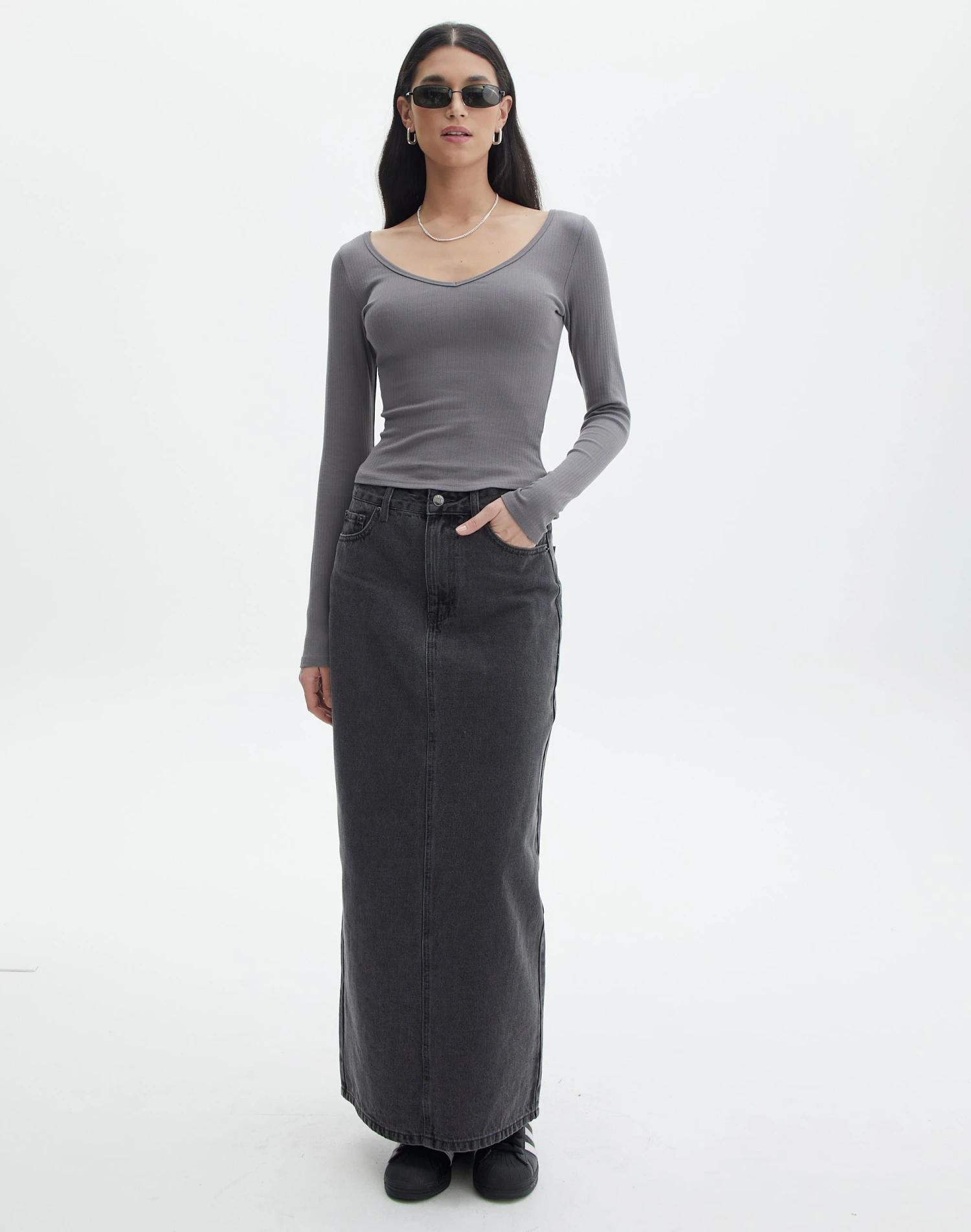 V Neck Long Sleeve Top 18 V Neck Long Sleeve Top - Image 16