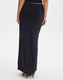 Supersoft Slim-Fit Maxi Skirt -Glassons meg supersoft maxi skirt black back sl51179pln