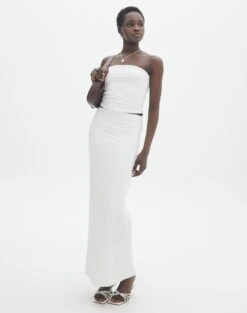 Lace Detail Cropped Cami -Glassons meg supersoft maxi skirt milk front sl51179pln