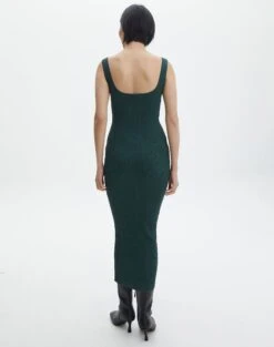 Knit Square Neck Maxi Dress -Glassons mia maxi knit dress thyme out back kd52288knt