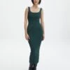 Knit Square Neck Maxi Dress -Glassons mia maxi knit dress thyme out front kd52288knt