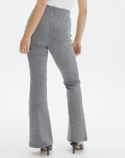 High Rise Super Flare Ponte Pant -Glassons minogue super flare ponte pants mini gingham back pw52146mghm