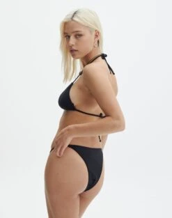 Triangle Bikini Top -Glassons naomi side strap black front ga128386rpln 4