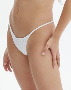 Bandeau Gold Detailed Swim Top -Glassons naomi side strap white detail ga128386rpln 1