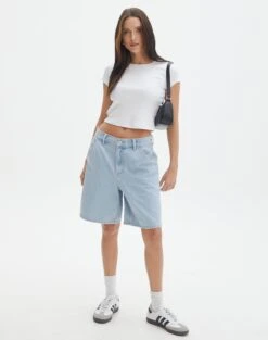 Keyhole Long Sleeve Wrap Top -Glassons nate longline denim short iced vovo front sw127903rdnm