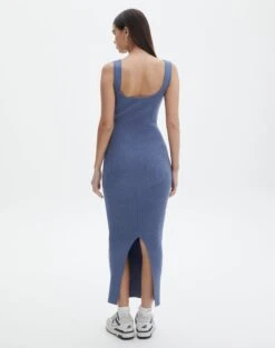 Scoop Neck Ribbed Knit Midi Dress 29 Scoop Neck Ribbed Knit Midi Dress -Glassons nia knit dress moby dick back kd109815knt