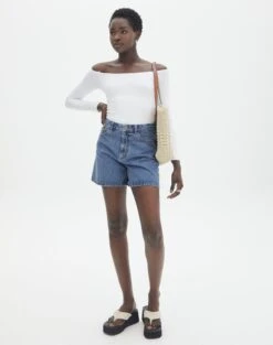 Supersoft Off The Shoulder Longsleeve Bodysuit -Glassons olive off the shoulder bodysuit longsleeve white full tb97721pch