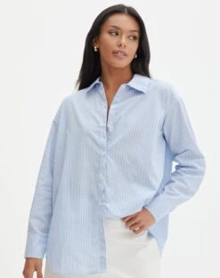 Triangle Padded Shimmer Halter Bikini Top -Glassons ollie poplin oversized shirt blue stp front bl48432str