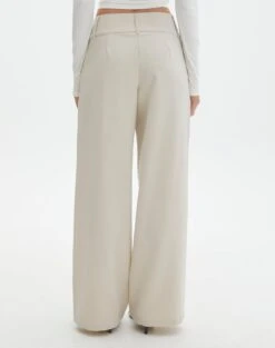 Double Button Tailored Pant -Glassons penny button suit pant what the shell back pw91835pln