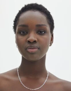 Tie Front Puff Sleeve Maxi Dress -Glassons plated fine chain link necklace silver front je105967nl 2