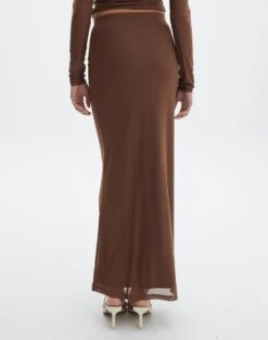 Mesh Maxi Skirt -Glassons r co drey maxi skirt deep umber back sl52001rmes