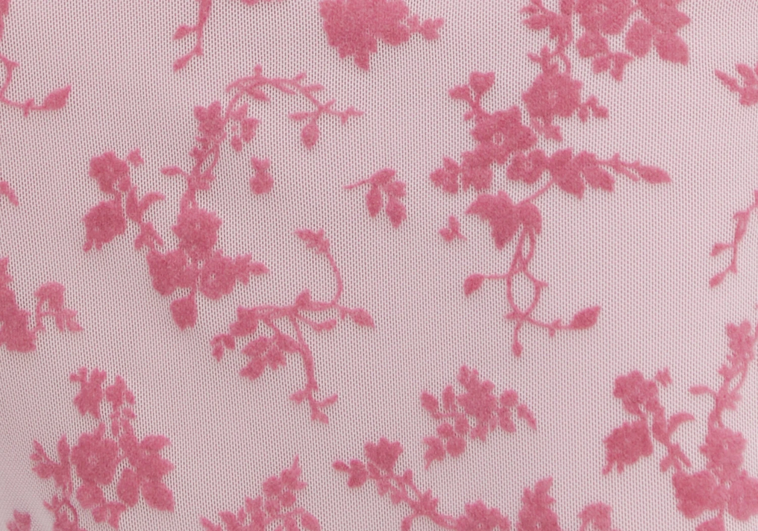 Floral Mesh Lettuce Trim Midi Skirt 7 Floral Mesh Lettuce Trim Midi Skirt - Image 5