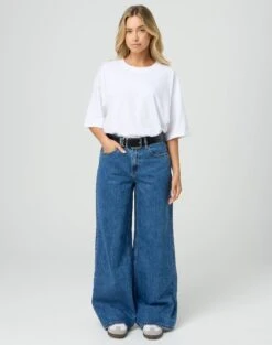 Supersoft Ruched Front Bodysuit 33 Supersoft Ruched Front Bodysuit -Glassons r hyper mid rise wide leg jean suzy mid wash front jd96872rdnm 1