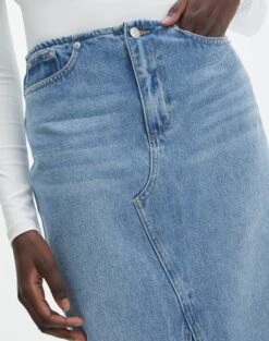 Denim Maxi Skirt -Glassons r lisbon denim maxi skirt riley vintage wash imageback sl119702rdnm
